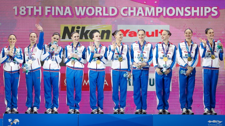 MŚ w pływaniu: Dziewięć złotych medali dla Rosji