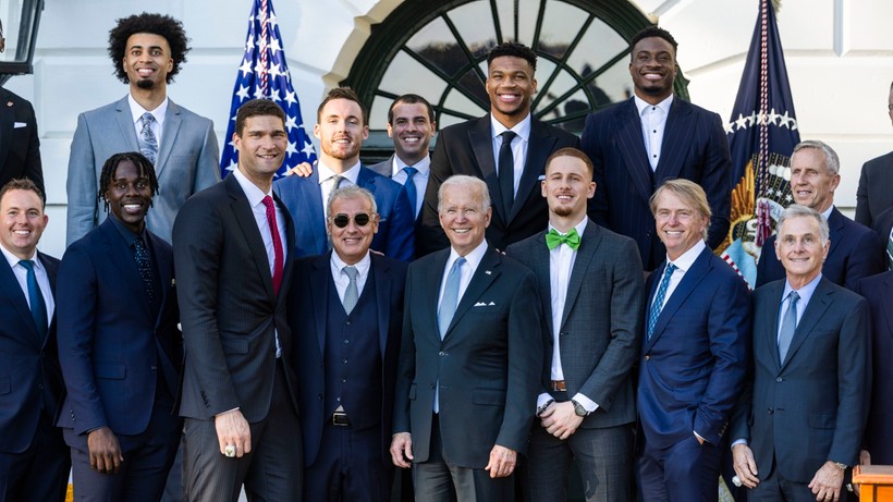 NBA: Joe Biden przyjął w Białym Domu mistrzów z Milwaukee Bucks