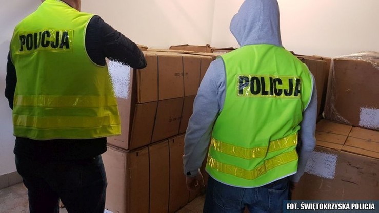 Świętokrzyska policja przejęła tytoń o wartości ponad czterech milionów złotych