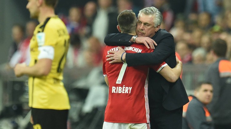 Robben zazdrosny o relację Ancelottiego z Riberym