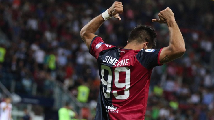 Pogoń Szczecin przegrała w Cagliari. Hat-trick Simeone w szesnaście minut
