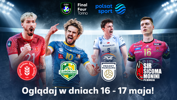 Polsat Sport 1 i Super Polsat pokażą turniej Final 4 siatkarskiej Ligi Mistrzów