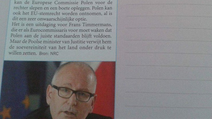 Polska przykładem w holenderskim podręczniku - "Jak nie należy korzystać z wolności i demokracji"