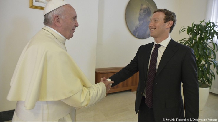 Papież rozmawiał z Zuckerbergiem o pomocy biednym