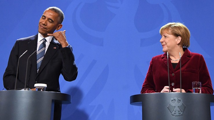 Obama: gdybym był Niemcem, w wyborach poparłbym Merkel