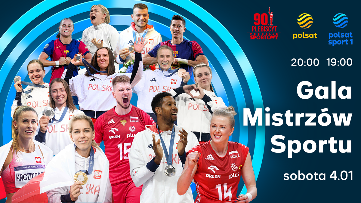 Gala Mistrzów Sportu w sobotę 4 stycznia w Polsacie i Polsacie Sport 1