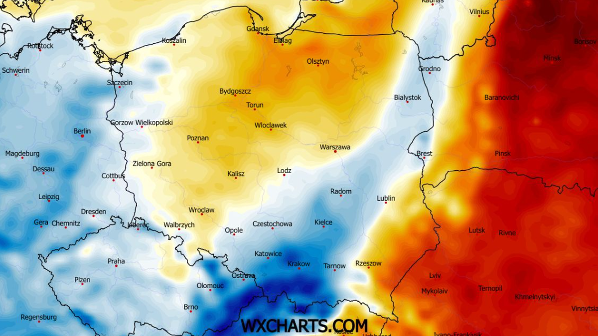 Na południu i wschodzie panować będzie niekorzystna aura, będzie też odczuwalnie chłodniej