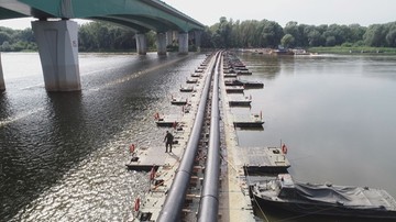Awaryjny rurociąg powstanie na Moście Curie-Skłodowskiej. "Będzie leżał na jezdni"