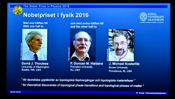 Nobel z fizyki za matematykę odmiennych stanów materii