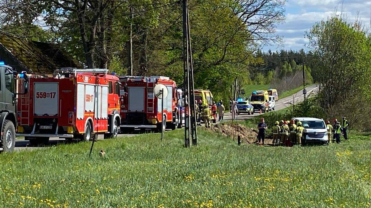 Wypadek busa na Pomorzu. Przewoził osoby niepełnosprawne