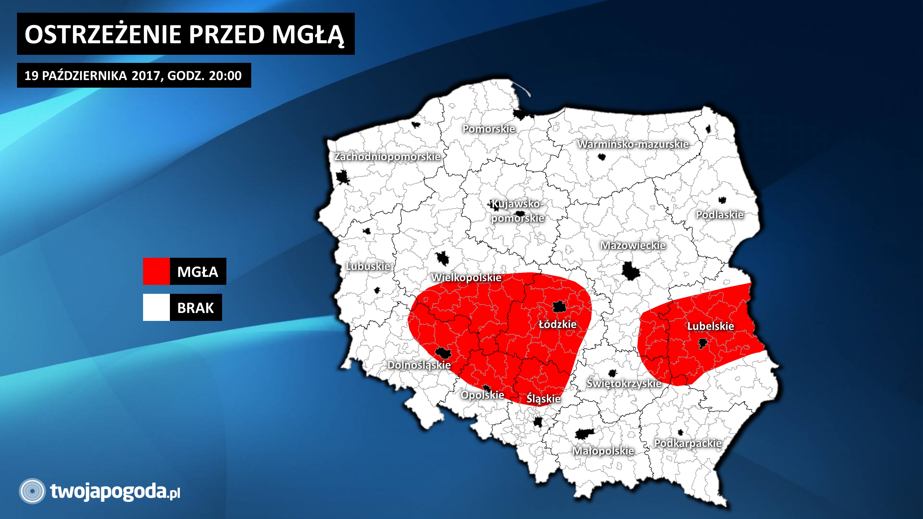 Ostrzeżenie przed mgłą