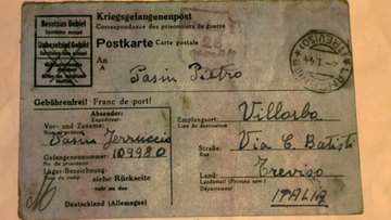 Włoski jeniec wojenny wysłał pocztówkę 72 lata temu. Właśnie dotarła