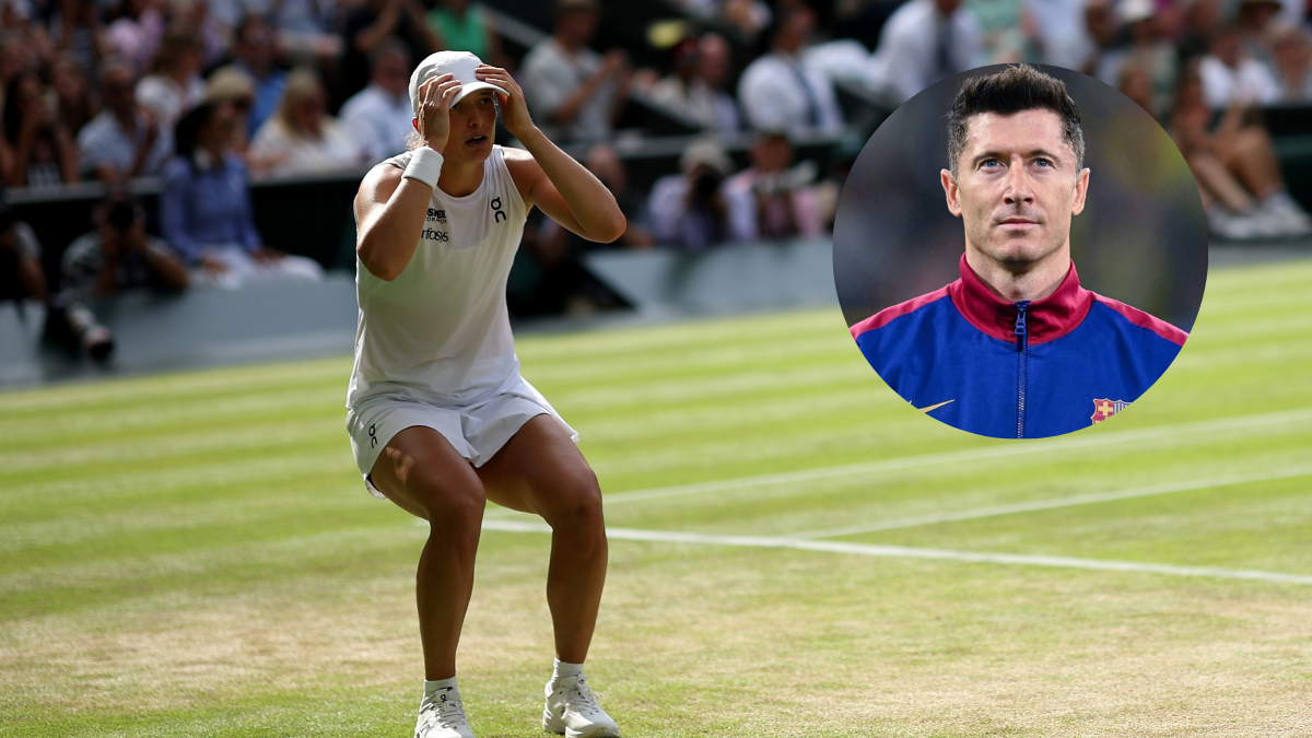 Robert Lewandowski zaskoczył! W taki sposób pogratulował Idze Świątek