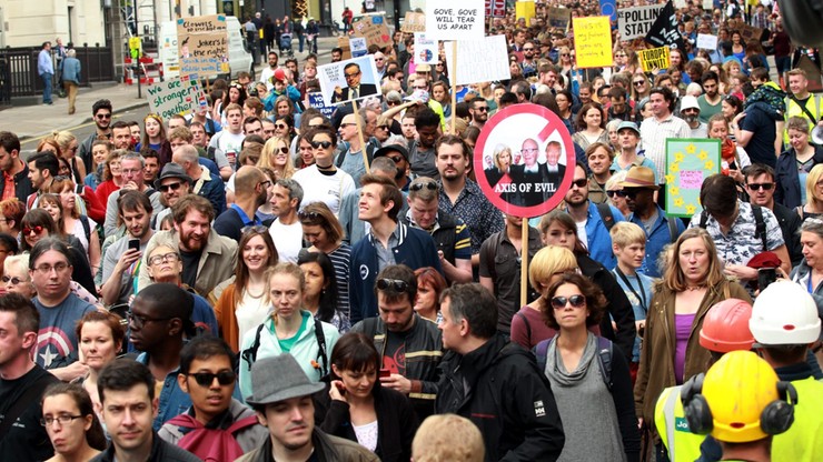 Tysiące mieszkańców Londynu protestowały przeciw Brexitowi