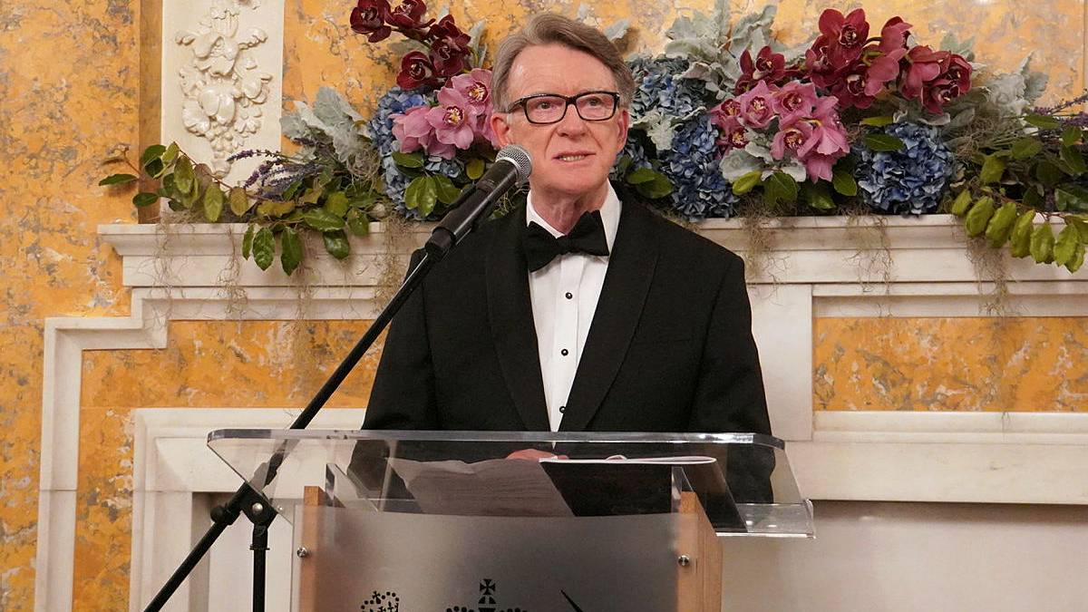 Były brytyjski ambasador zwolniony za kaucją. Śledczy badają jego powiązania z Epsteinem