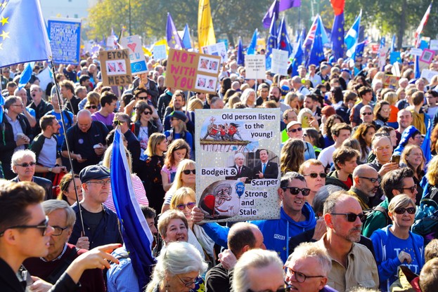 Wielki marsz przeciwników Brexitu w Londynie