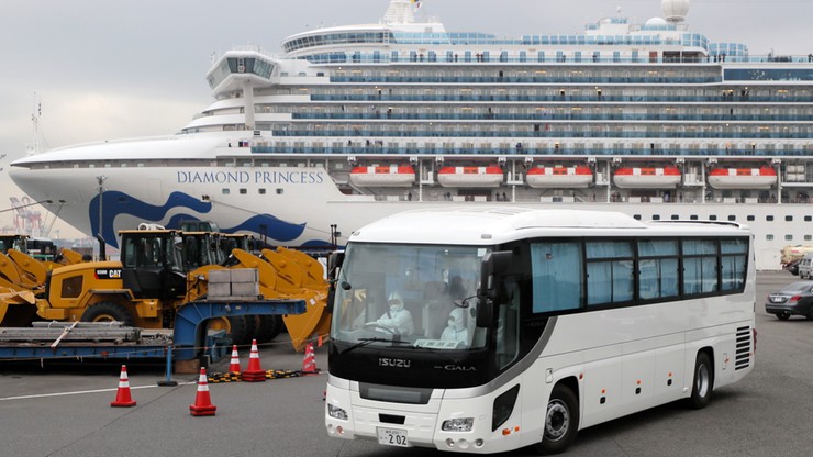 Na Diamond Princess 67 kolejnych zakażeń. USA ewakuuje swoich obywateli