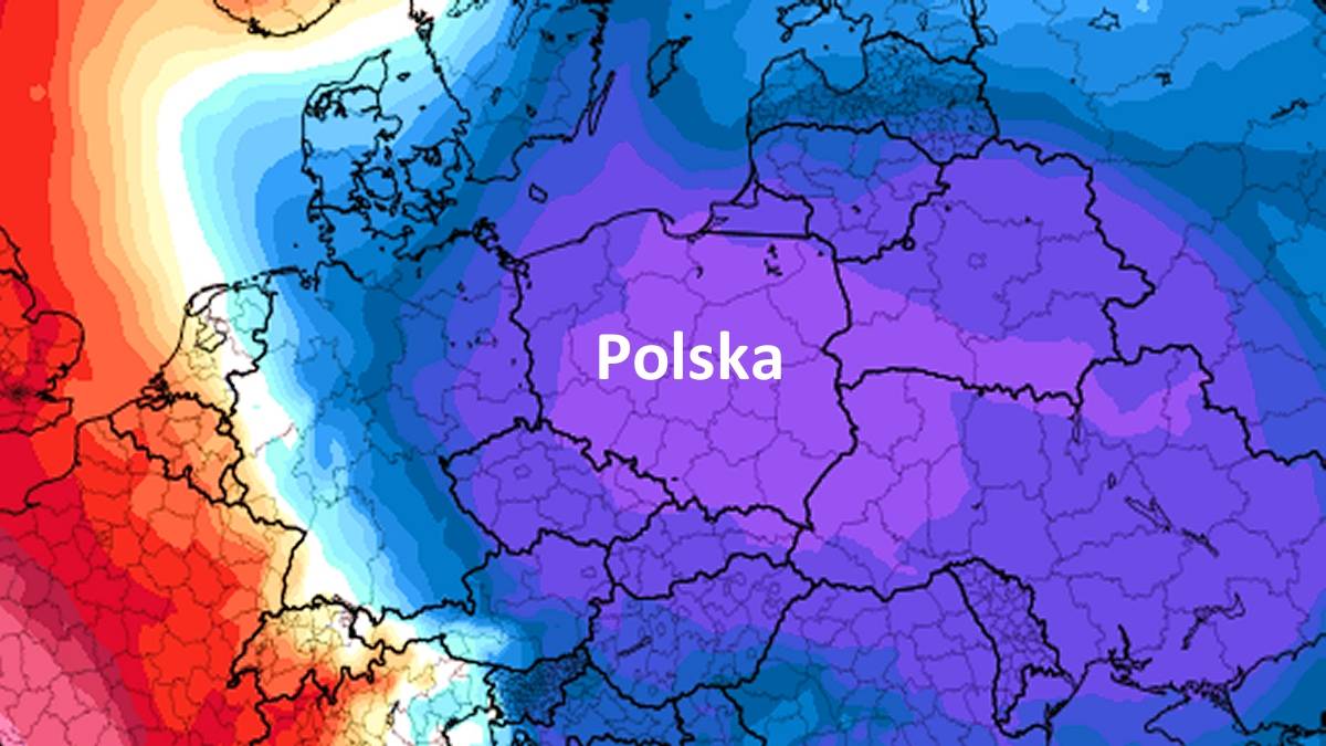 Temperatura będzie wyjątkowo niska. Fot. tropicaltidbits.com