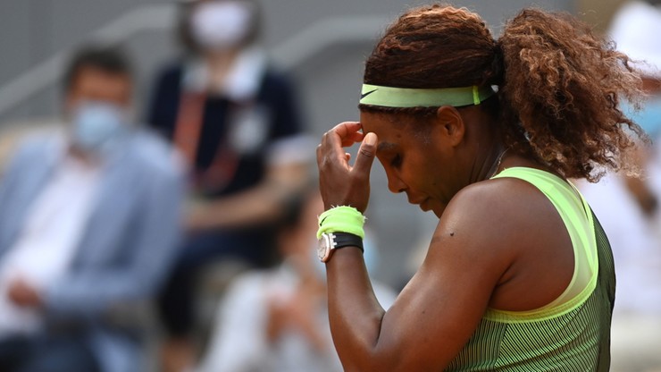 Roland Garros: Serena Williams odpadła w 1/8 finału