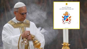 Watykan pokazał herb i dewizę Leona XIV. Papież zdecydował się na dwa ważne symbole