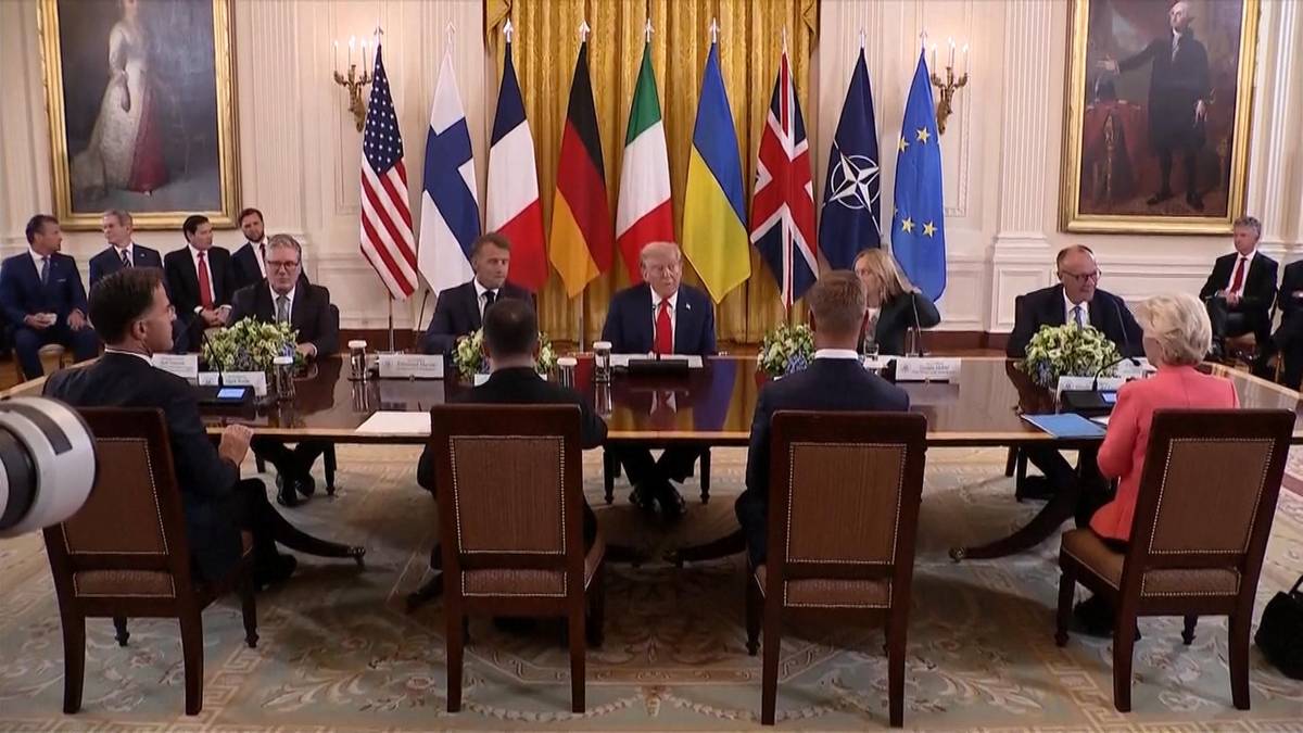 Rozmowa z europejskimi liderami. Trump wspomniał o "wymianie terytoriów"