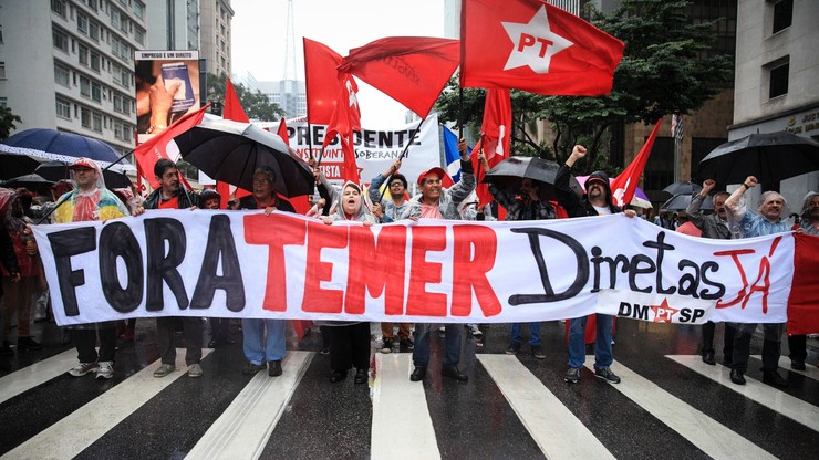 Demonstracje w Brazylii. Mieszkańcy wzywają prezydenta do ustąpienia z urzędu