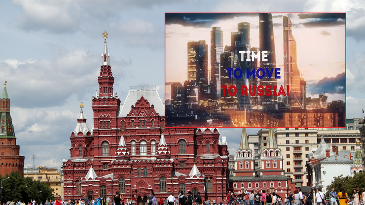 Rosyjska propaganda zachęca obcokrajowców do przeprowadzki do kraju Putina