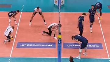 Co tam się działo? Niesamowita akcja w meczu potęg PlusLigi (WIDEO)