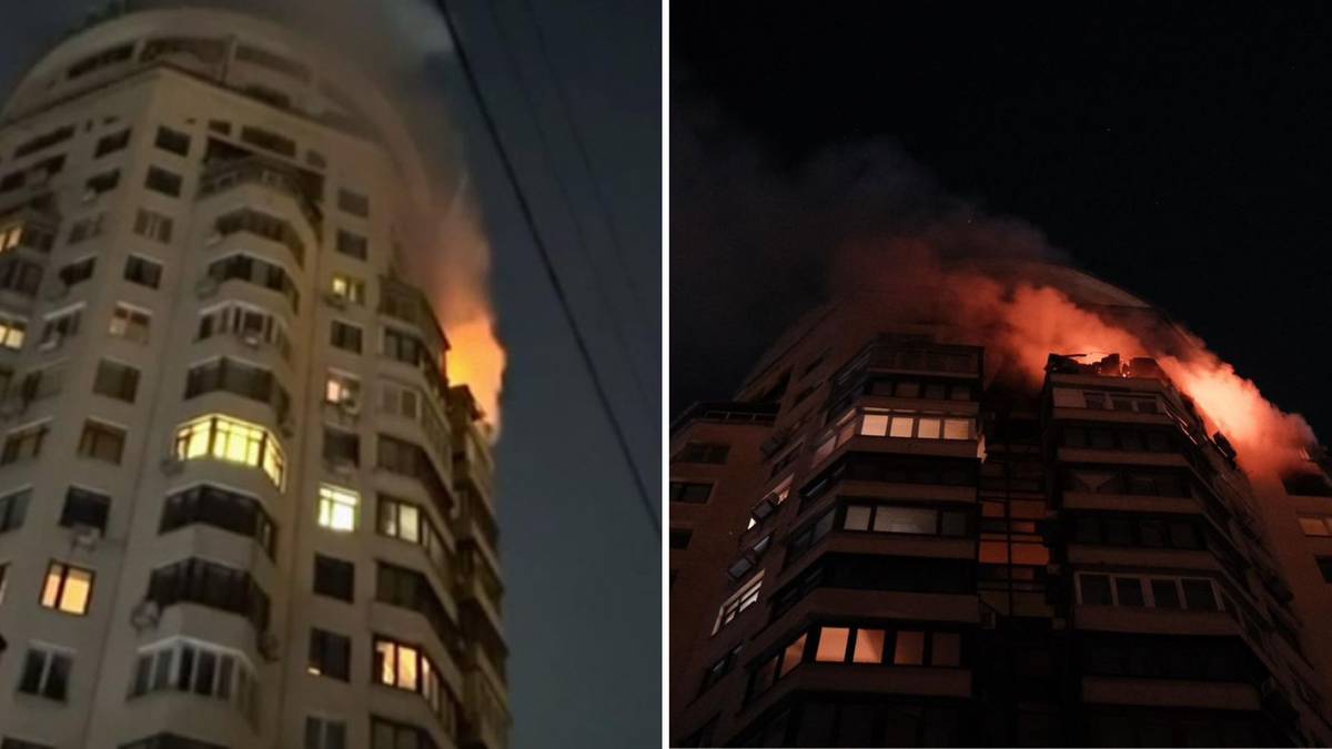 Zmasowany atak Rosji na Ukrainę. Płonące wieżowce w Kijowie, tysiące mieszkań bez prądu