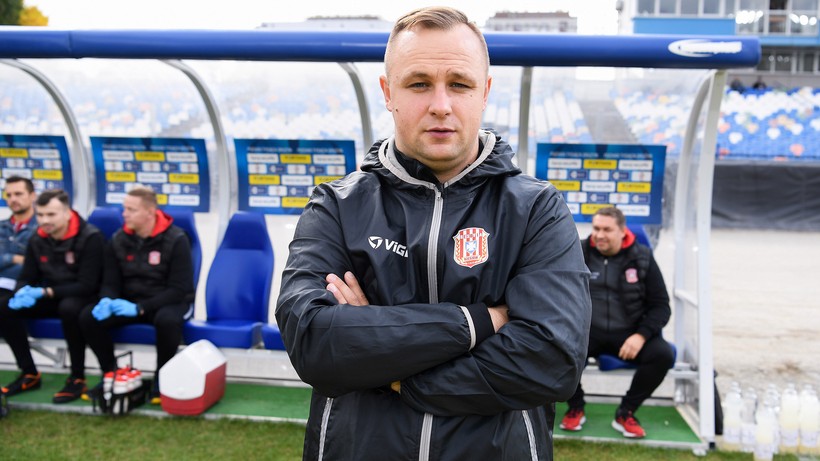 Fortuna 1 Liga: Trener Dawid Kroczek po sezonie odejdzie z Apklan Resovii