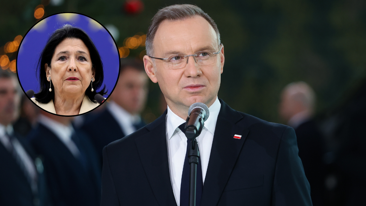 Chaos w Gruzji trwa od miesiąca. Andrzej Duda rozmawiał z prezydent