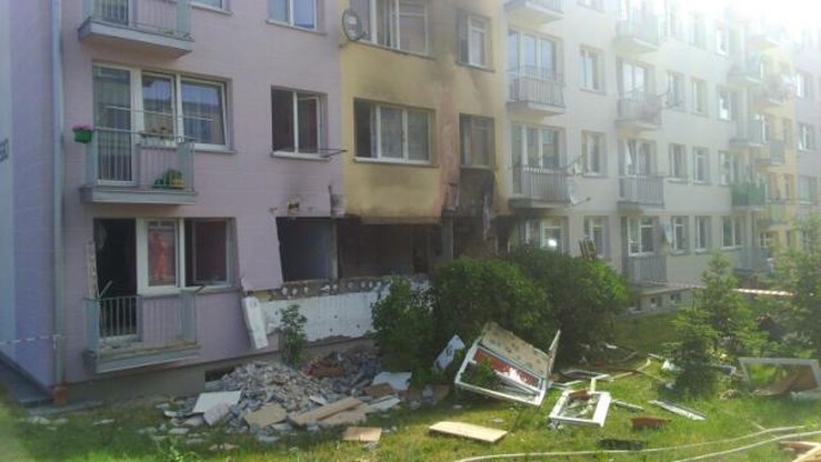 Wybuch zerwał na równe nogi mieszkańców bloku w Ozorkowie