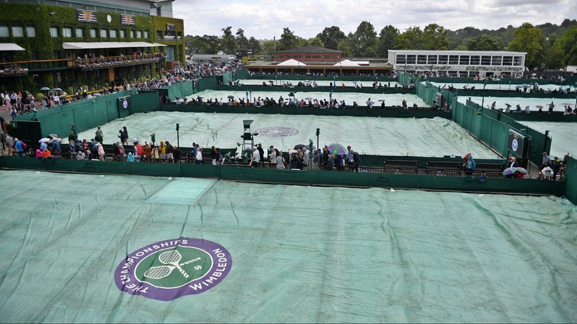 Wimbledon: Deszczowy początek turnieju