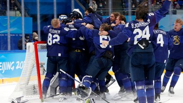 Pekin 2022: Finlandia świętuje historyczne złoto w hokeju