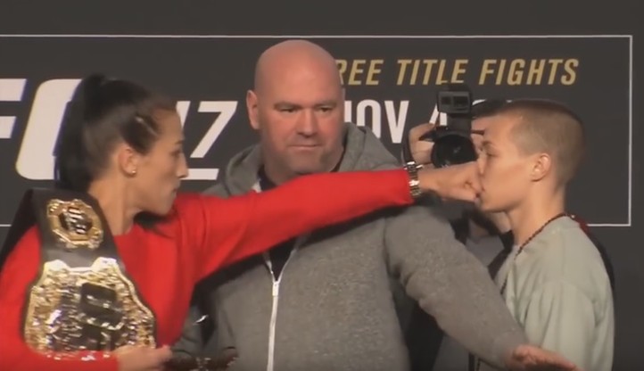 UFC 217: Jędrzejczyk pięścią prowokowała swoją rywalkę! (WIDEO)