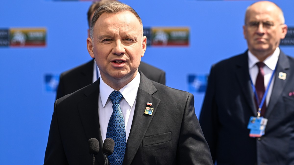 Szczyt NATO w Wilnie. Prezydent Andrzej Duda: Musimy być jednością, dbamy o interesy Ukrainy