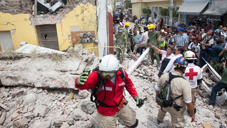 Niemowlę zginęło w czasie własnego chrztu, gdy kościół zawalił się podczas trzęsienia w Meksyku
