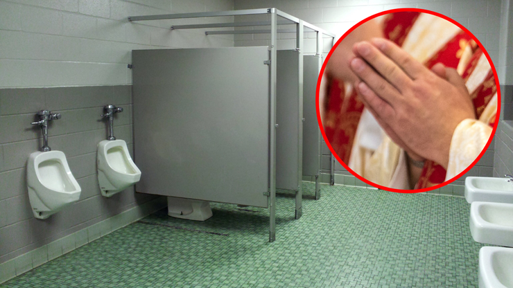 Lublin: Nagrywał mężczyzn w toalecie. Okazało się, że to duchowny