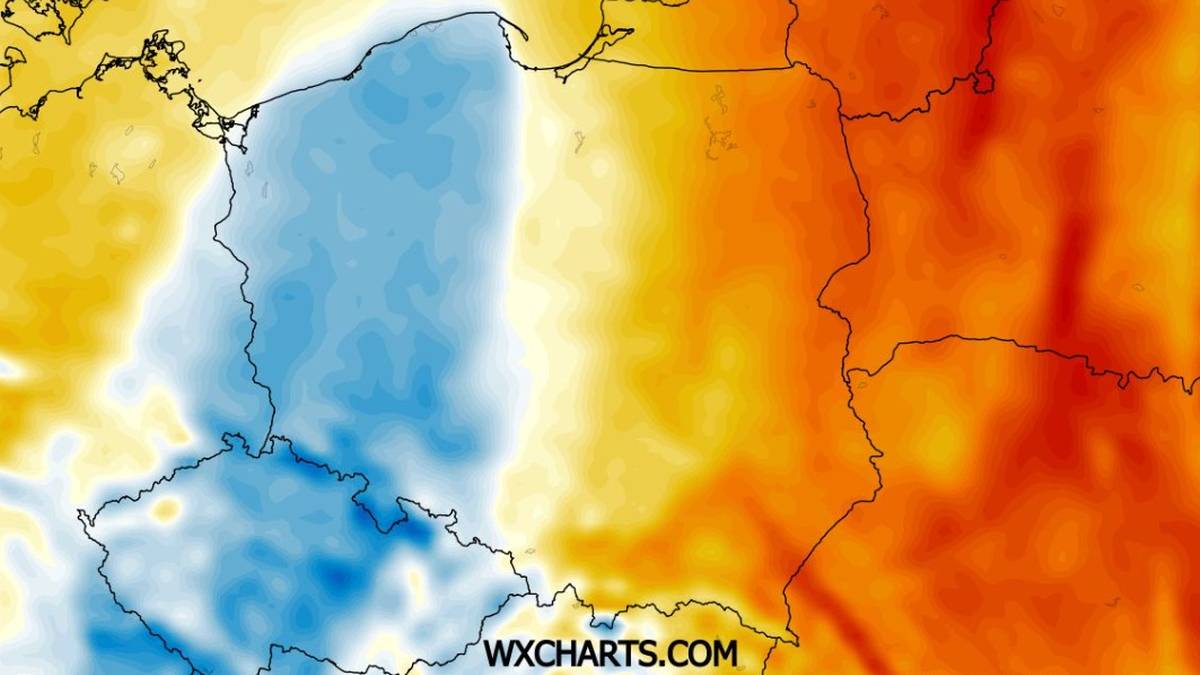 Niedziela upłynie pod znakiem wyraźnej różnicy temperatur między zachodnią a wschodnią Polską