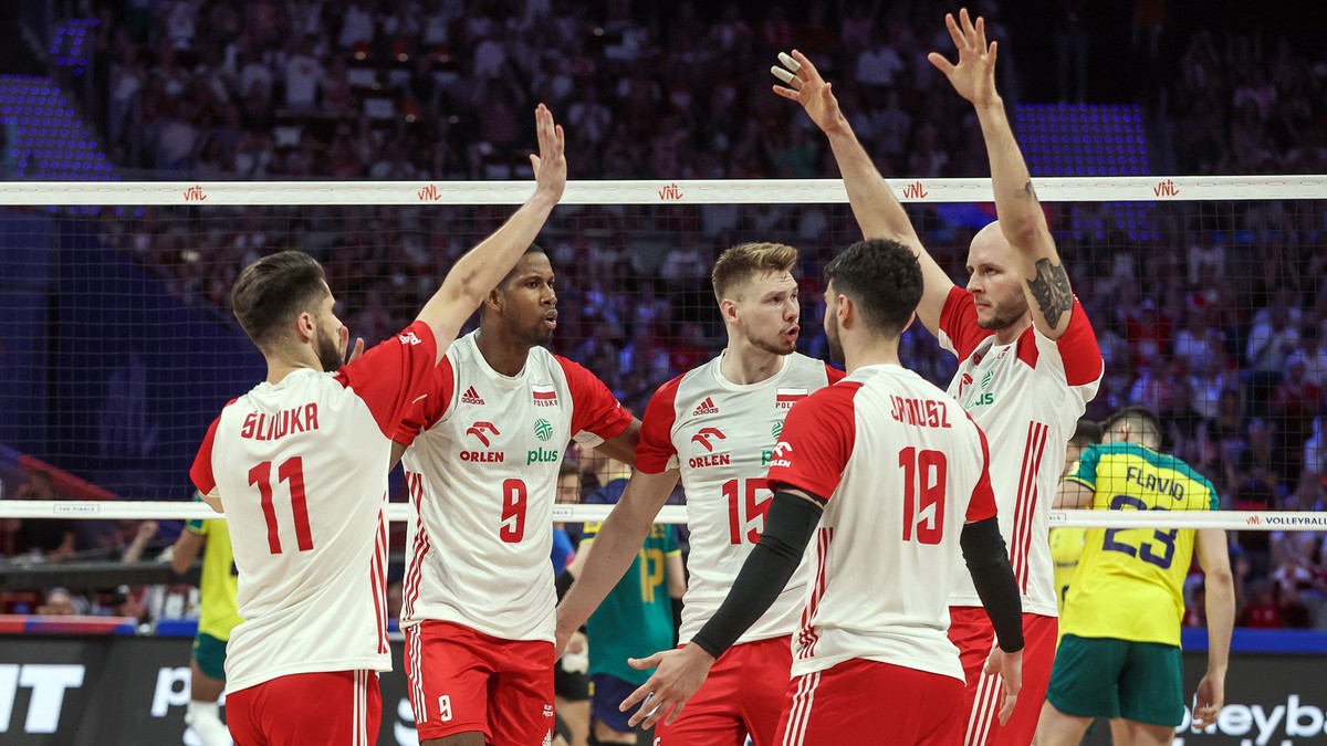 ¡Voleibolistas polacos en semifinales de la Nations League!  Victoria segura sobre Brasil