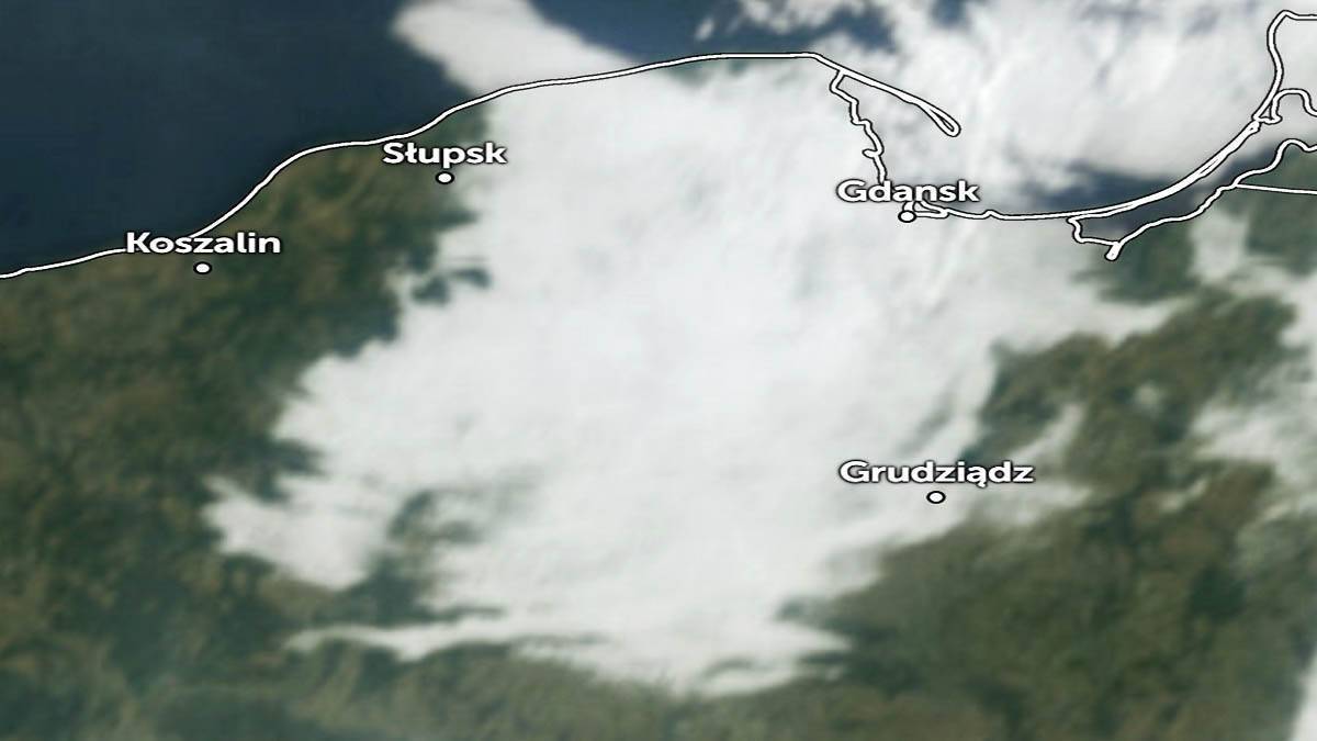 Satelita wykrył białe plamy nad Polską. Wydano pilny komunikat
