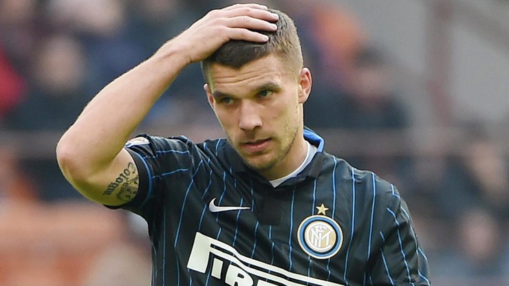 Lukas Podolski - Inter Mediolan 2015 (wyp.), 18m.
