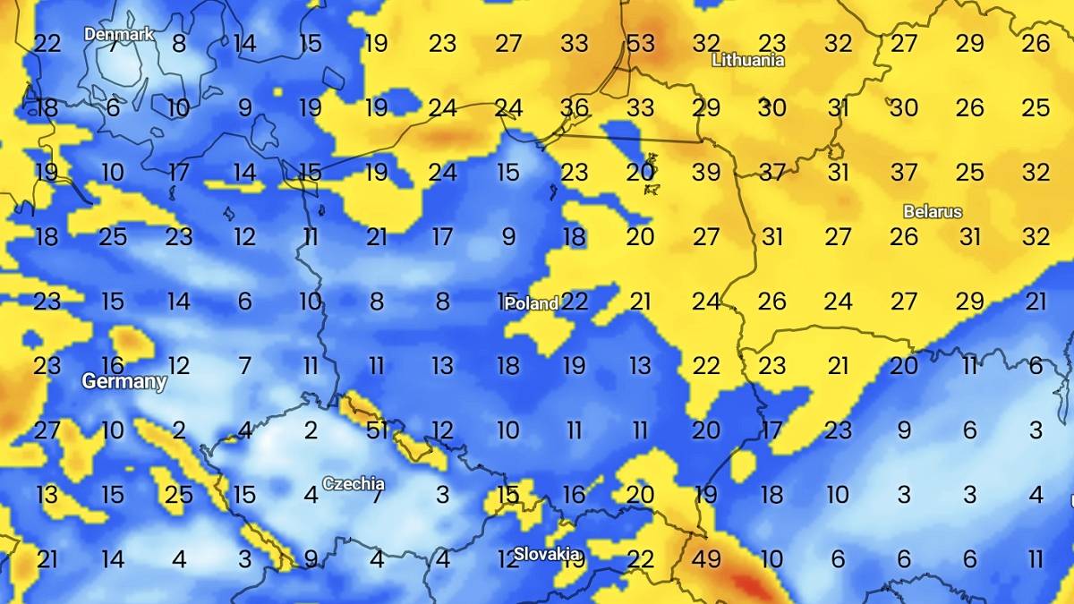 Może spaść bardzo dużo śniegu. Fot. imweather.com