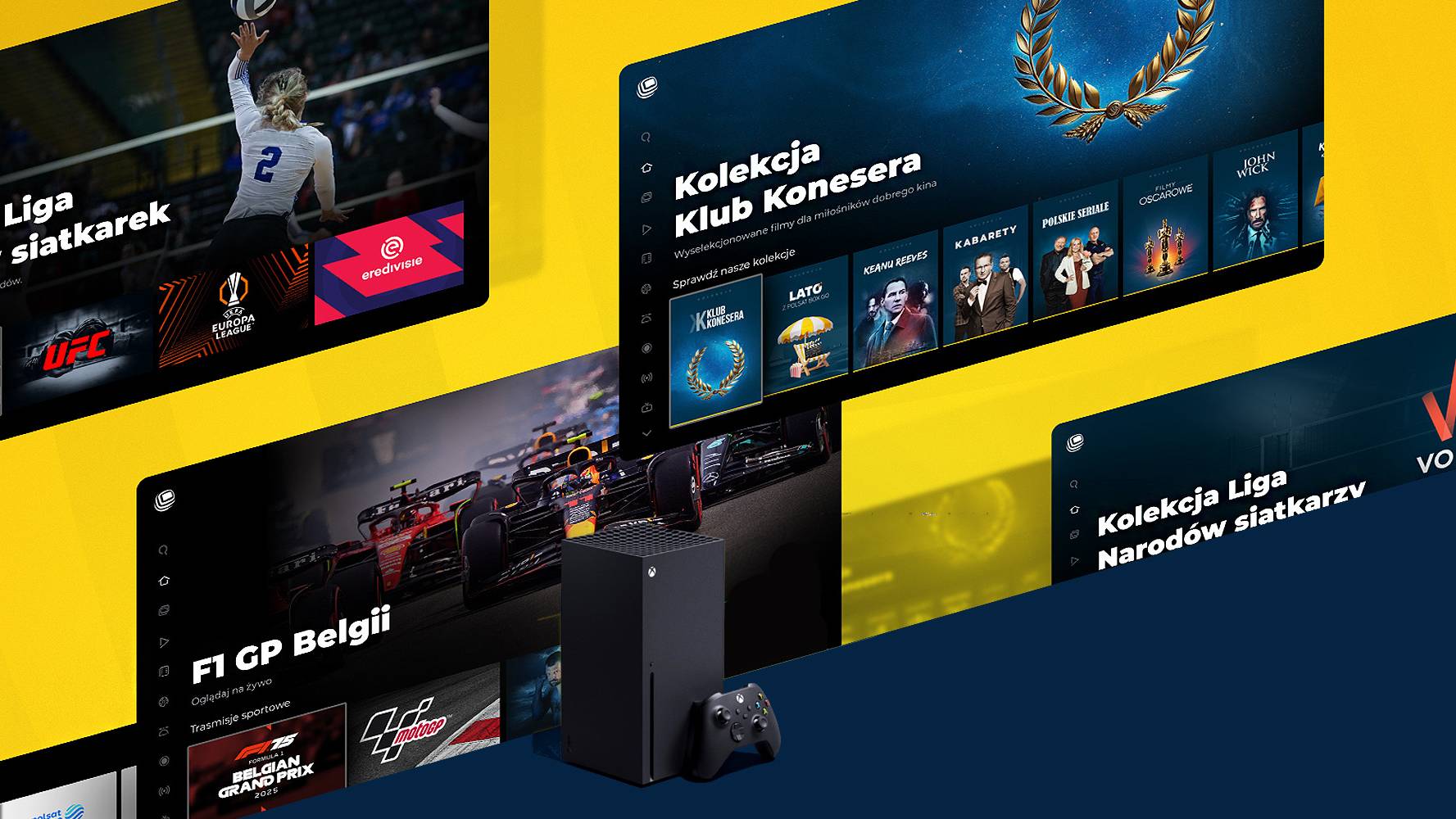 Nowa odsłona aplikacji Polsat Box Go na konsole Xbox