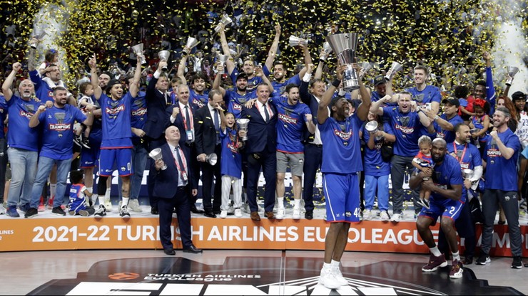 Koszykarze Anadolu Efes wygrali Euroligę 2022 (ZDJĘCIA)