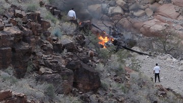 Katastrofa helikoptera w Wielkim Kanionie. Są ofiary śmiertelne i ranni