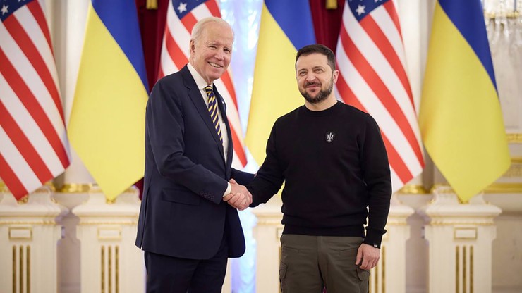 Niespodziewana wizyta. Prezydent USA Joe Biden w Kijowie