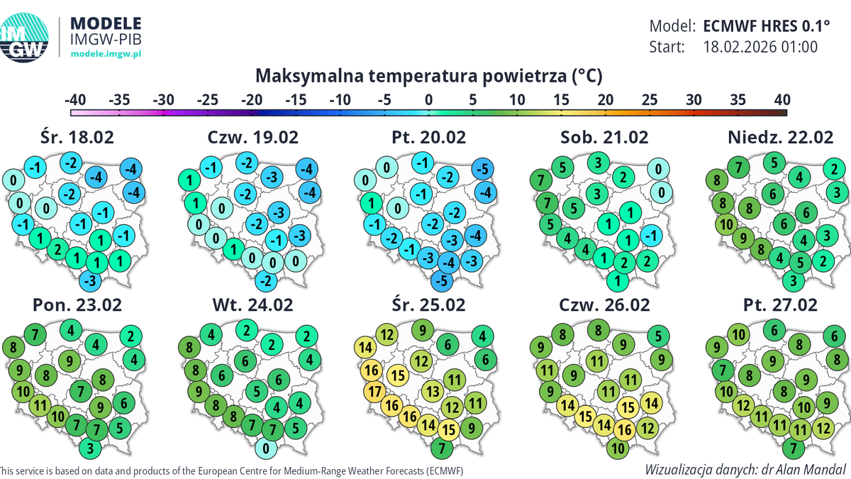 Prognoza pogody IMGW: Czeka nas spora zmiana - od silnych mrozów do nawet kilkunastu stopni ciepła