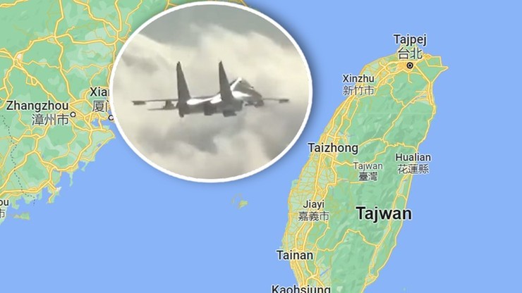 Chiny prowadzą "ćwiczenia uderzeniowe". Samoloty wtargnęły w strefę powietrzną Tajwanu