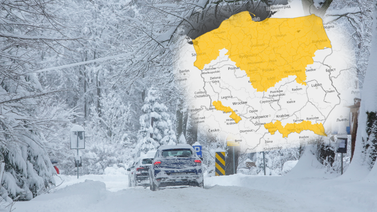 Zima na dobre zagościła w Polsce. Pół kraju w alertach